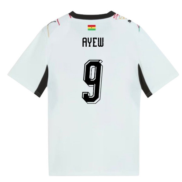 2026-2027 Ghana Home Shirt (Kids) (Ayew 9)-SoccerKits Hub | Buy Soccer Jerseys Online